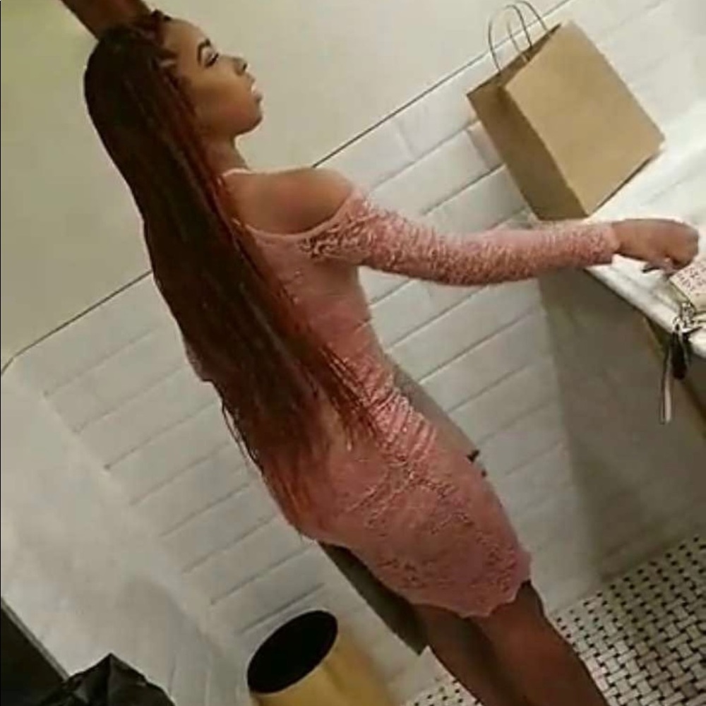 Dusty Rose Lace dress